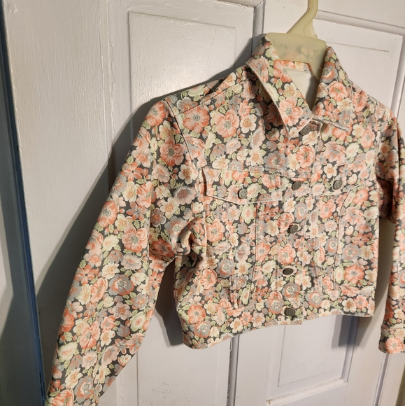 Rebecca Taylor Cropped Jean Jacket Size S - Picture 2 of 7